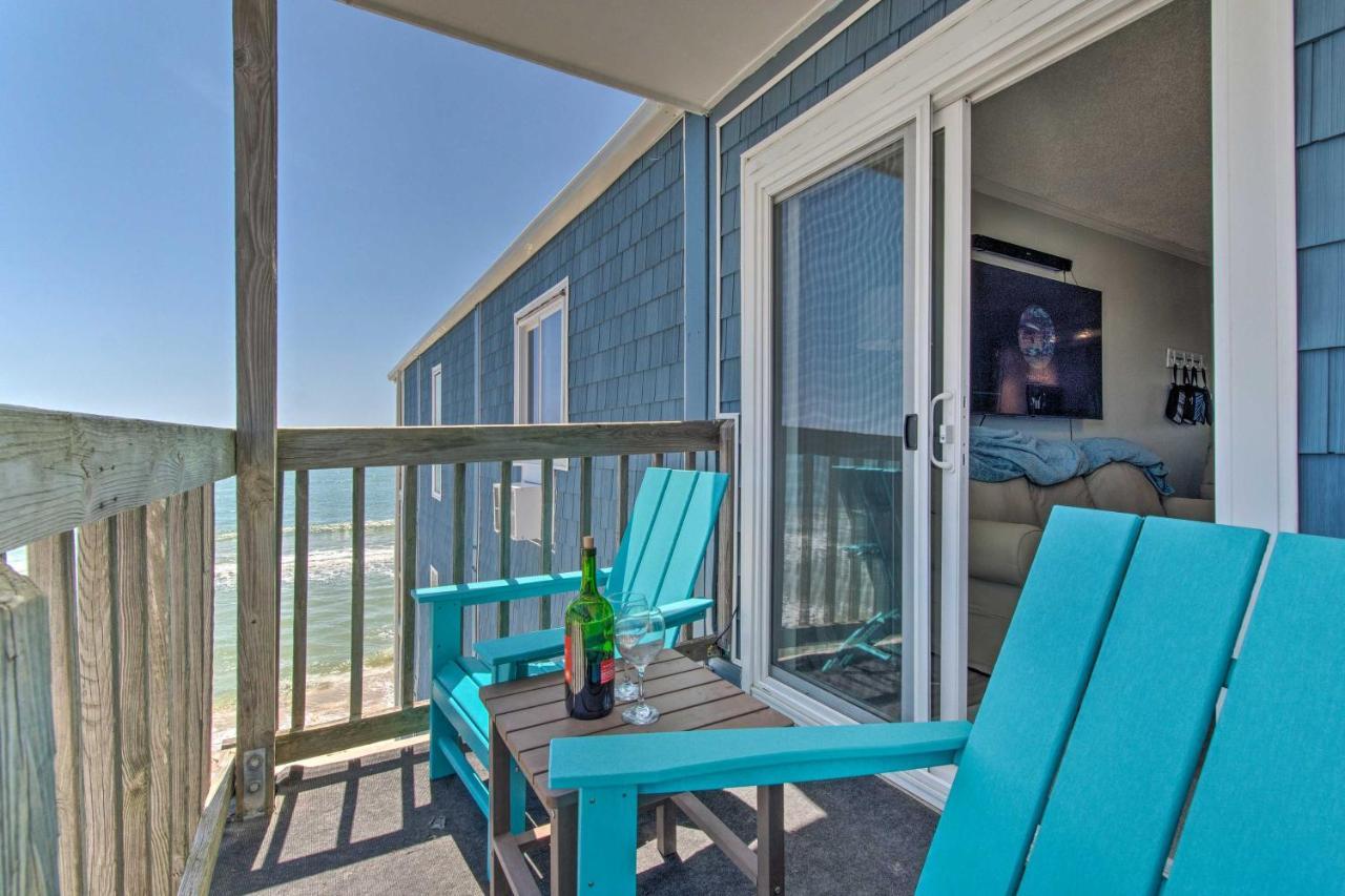 Ferienwohnung Convenient Retreat With Balcony And Ocean Views! North Topsail Beach Exterior foto